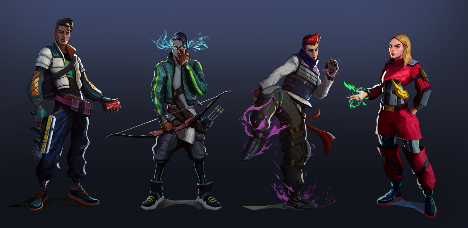 Hunter Corée - Equipe de personnage