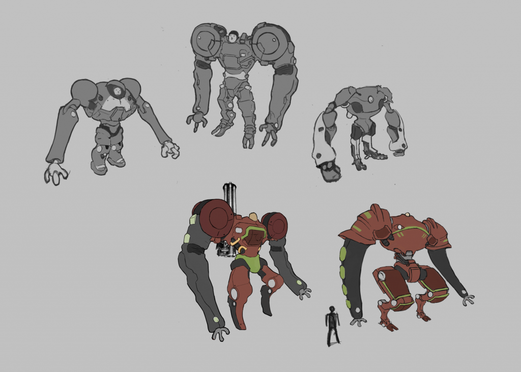 Recherche pour le boss robot pour le projet NeoNoir