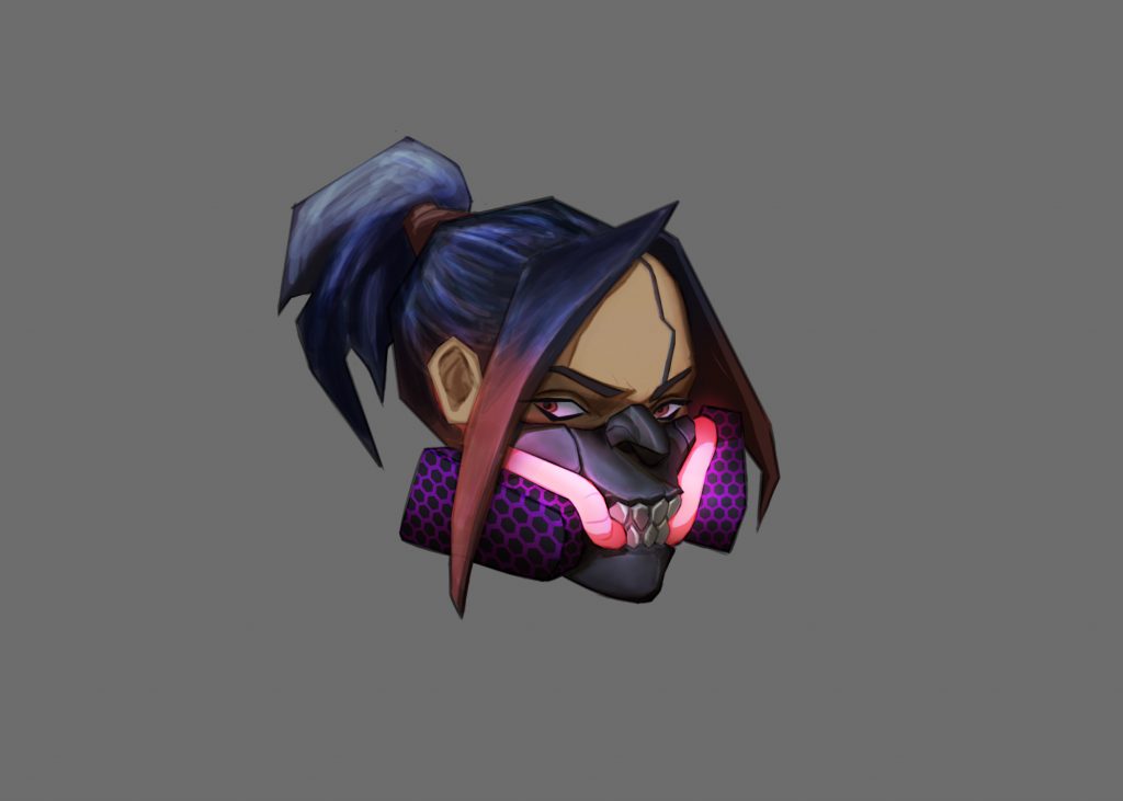 Concept gang boss un bras visage