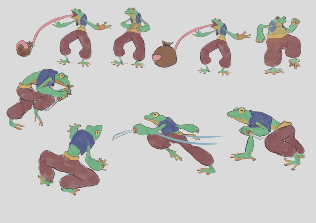 Concept Frogue move list