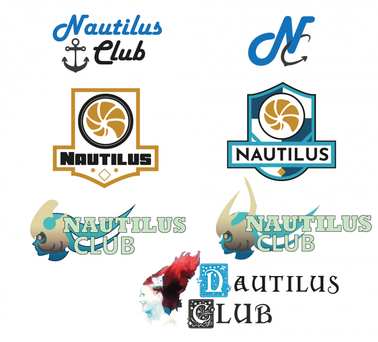 Recherche de logo pour le Nautilus Club