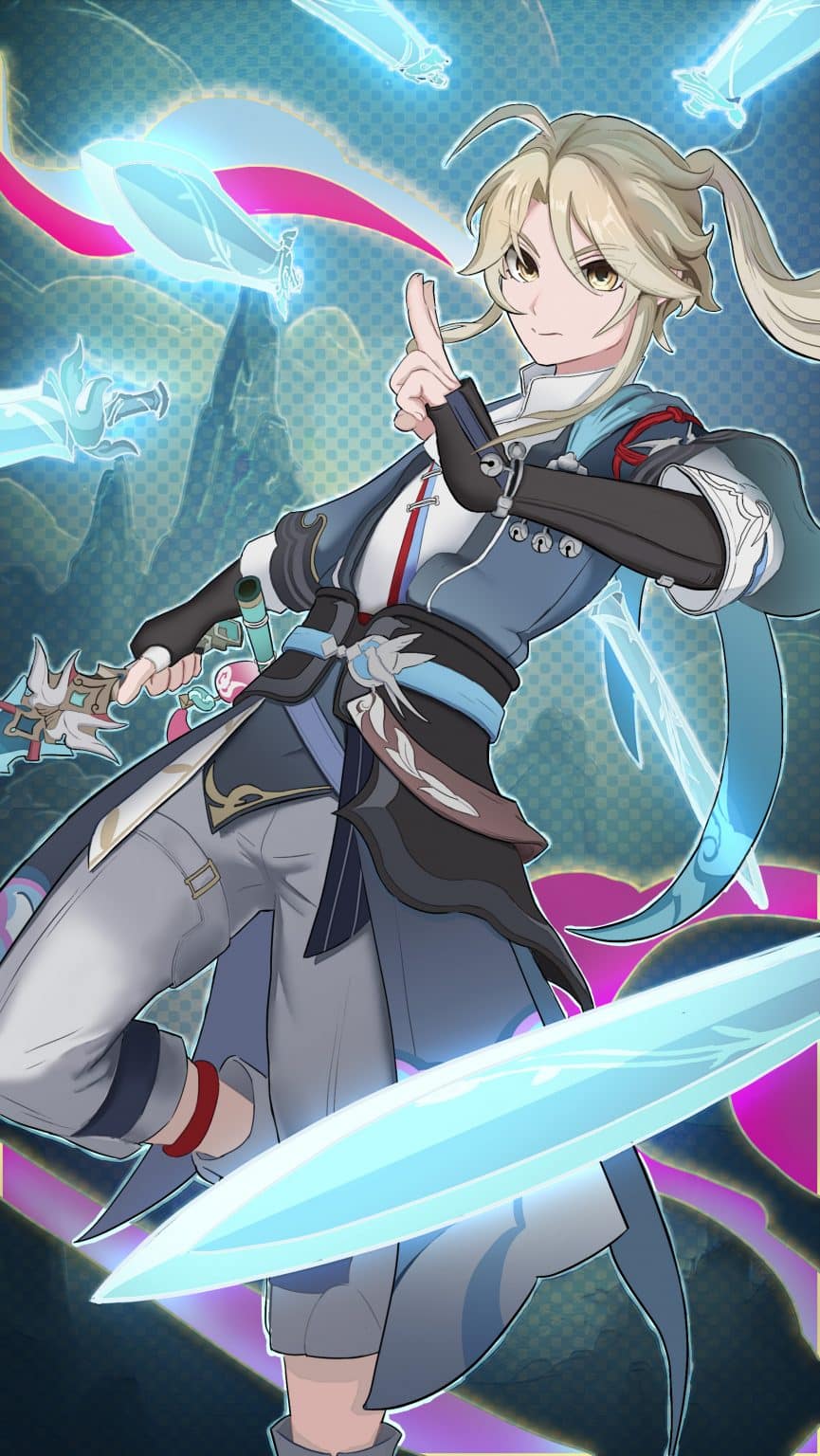 Fanart du personnage Yanqing du jeu Honkai Star Rail